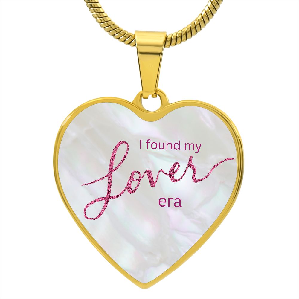 I Found My Lover Era Heart Pendant