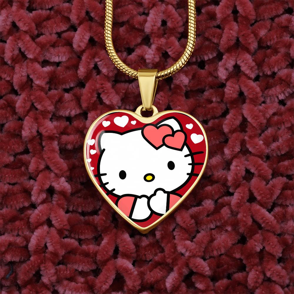 Personalized HK Heart Pendant Necklace