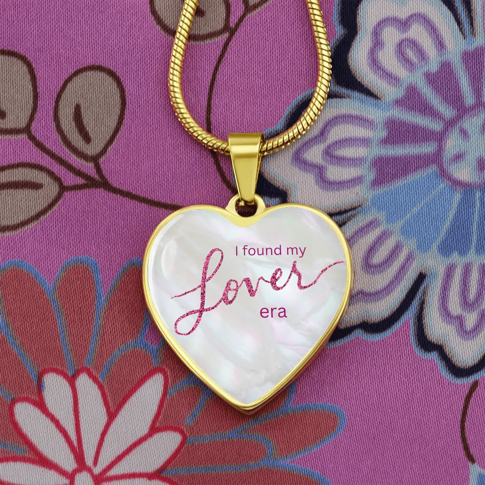 I Found My Lover Era Heart Pendant