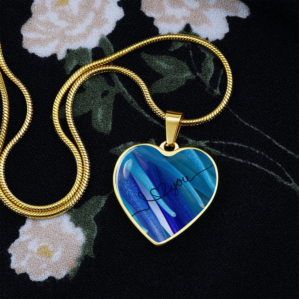 I Love You Heart Pendant Necklace