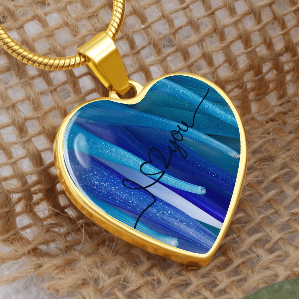 I Love You Heart Pendant Necklace