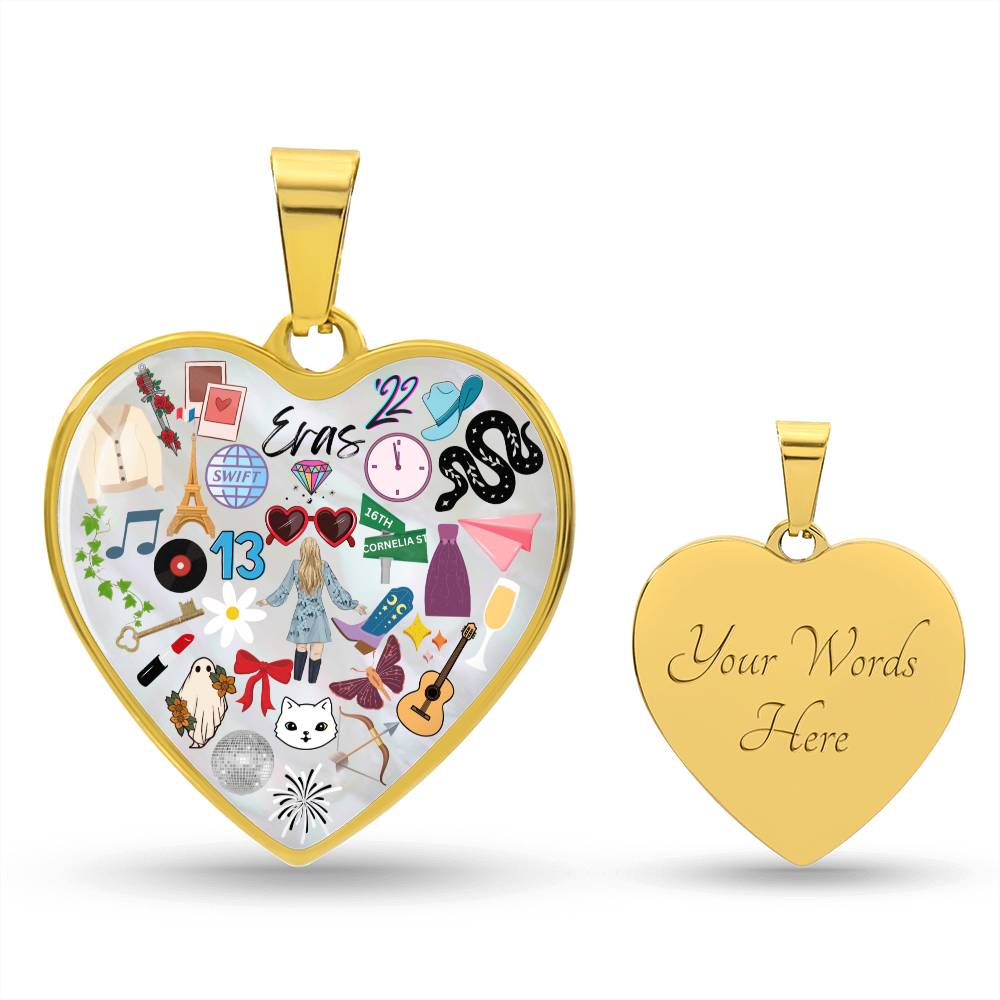 Swiftie Heart Pendant Necklace