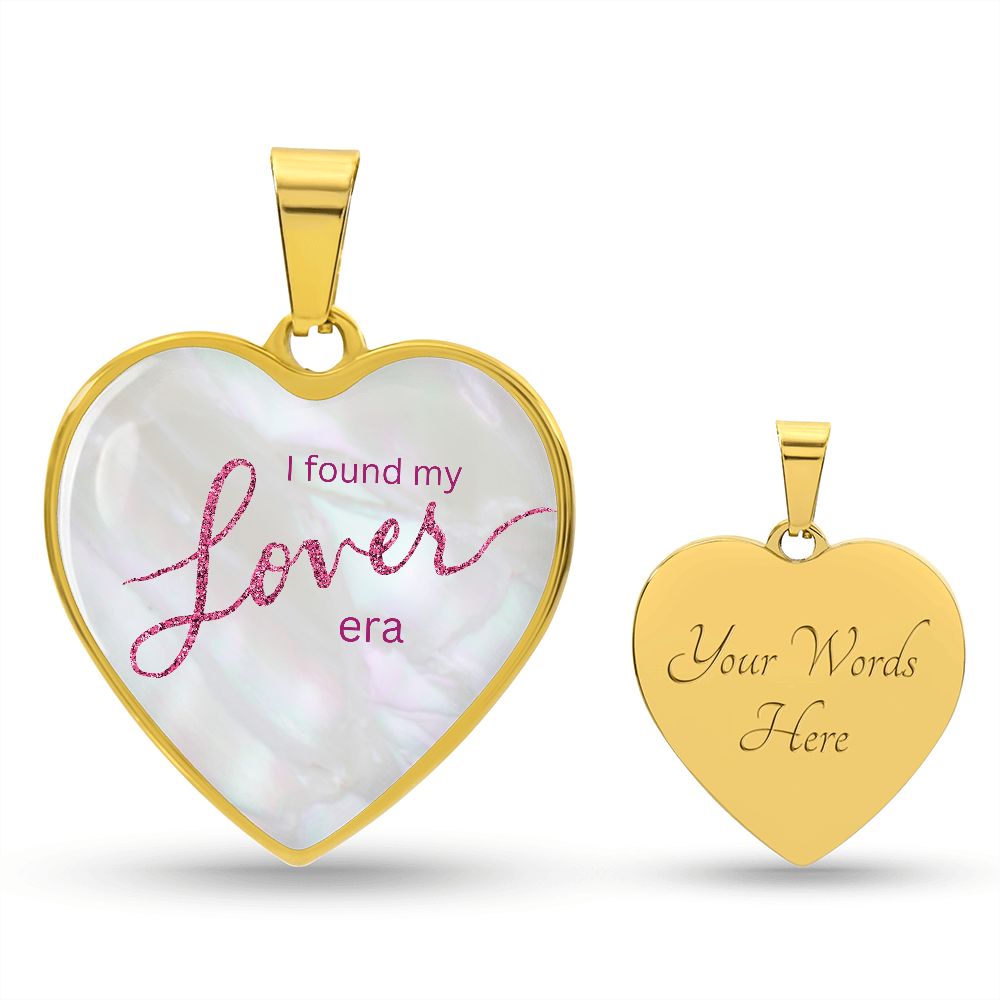 I Found My Lover Era Heart Pendant