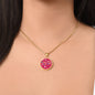Me And Karma Vibe Like That Circle Pendant Necklace