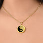 Ying Yang Sun Moon & Stars Pendant Necklace
