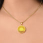 Van Gogh Sunshine & Sunflowers Pendant Necklace