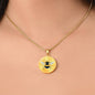 Bee Hive Pendant Necklace