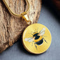 Bee Hive Pendant Necklace