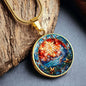 Personalized Stained Glass Christmas Star Pendant