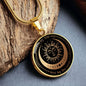 Personalized Live By The Sun Love By The Moon Pendant Necklace