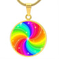 PRIDE LGBTQ+ Cricle Pendant Necklace