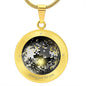 Shinining Just For You Mirrorball Pendant Necklace