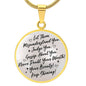 Let Them Pendant Necklace