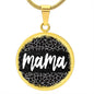 Mama Leopard Pendant Necklace