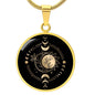 Moon Phases Pendant Necklace