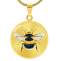 Bee Hive Pendant Necklace