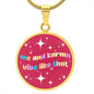 Me And Karma Vibe Like That Circle Pendant Necklace