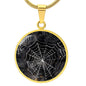 Spider Web Pendant Necklace