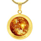 Shining Just For You Mirrorball Pendant Necklace
