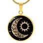 You Are My Sun Moon & Stars Pendant Necklace