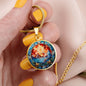 Personalized Stained Glass Christmas Star Pendant
