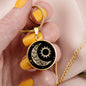 You Are My Sun Moon & Stars Pendant Necklace