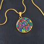 PRIDE LGBTQ+ Stained Glass Pendant Necklace