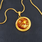 Shining Just For You Mirrorball Pendant Necklace