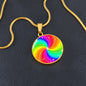 PRIDE LGBTQ+ Cricle Pendant Necklace