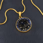 Acotar Circle Pendant Necklace