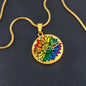 Love Is Love Circle Necklace