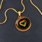 Juneteenth Love Circler Pendant