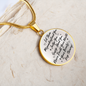 Let Them Pendant Necklace