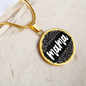 Mama Leopard Pendant Necklace