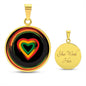 Juneteenth Love Circler Pendant