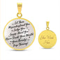 Let Them Pendant Necklace