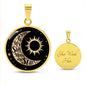 You Are My Sun Moon & Stars Pendant Necklace