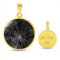 Spider Web Pendant Necklace