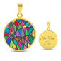 PRIDE LGBTQ+ Stained Glass Pendant Necklace