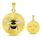 Bee Hive Pendant Necklace