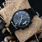 2024 Graduation Engraved Design Black Chronograph Watch From Dad