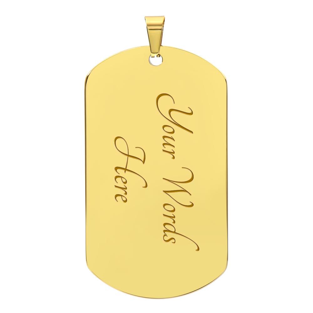 Fuck The Patriarchy Dog ag Necklace