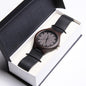 Personalized Stepped Up Dad Engraved Wooden Watch