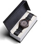 Personalized Stepped Up Dad Engraved Wooden Watch