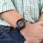 Personalized Stepped Up Dad Engraved Wooden Watch