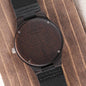 Personalized Stepped Up Dad Engraved Wooden Watch