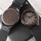 Personalized Stepped Up Dad Engraved Wooden Watch