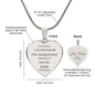 Harris Election 2024 Engraved Heart Necklace