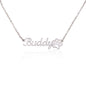 Name Necklace w/ Pet Paw
