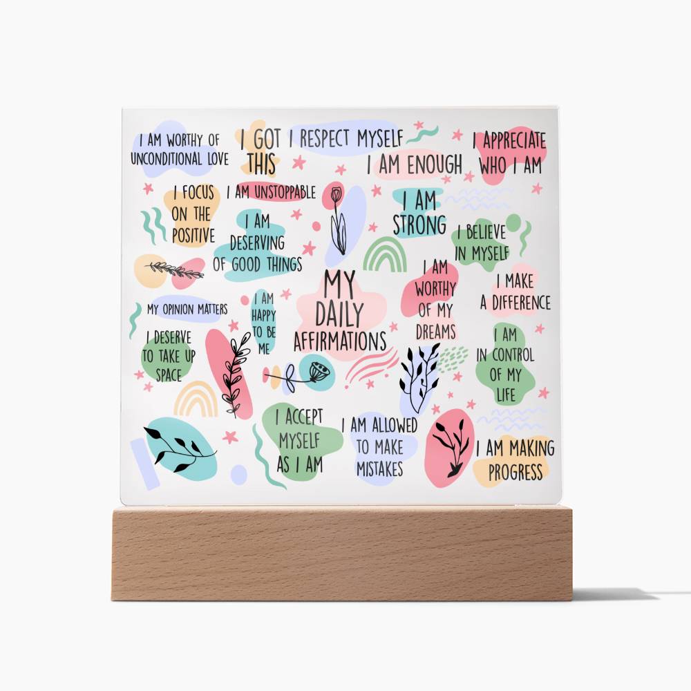 My Daily Affirmations Mental health, Self love